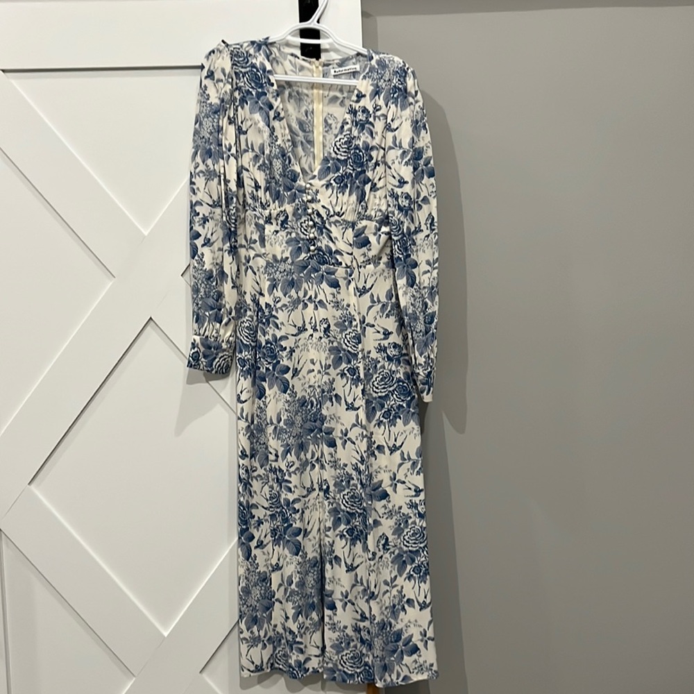 Reformation Everett In Pompadour NWT Dress